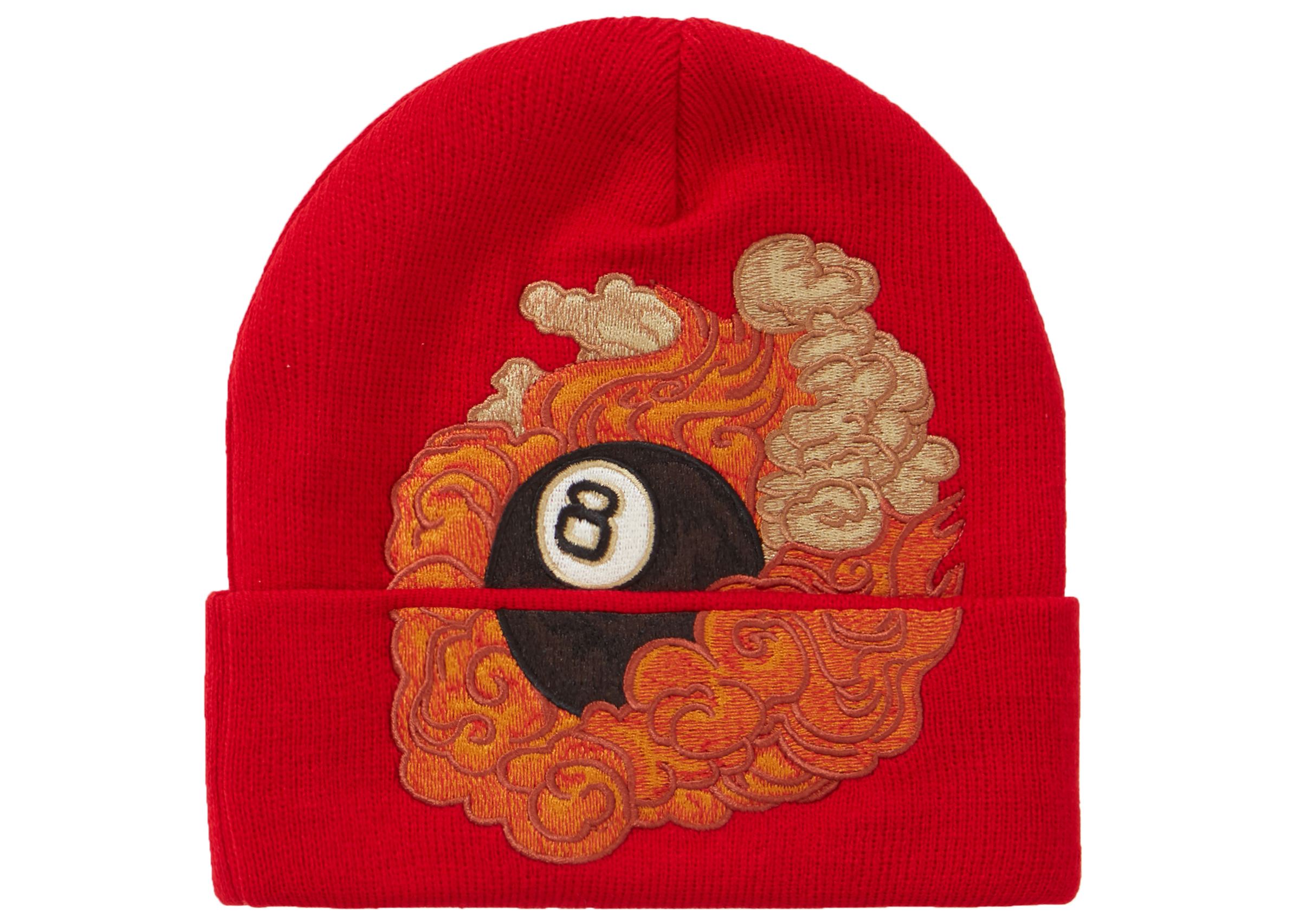 Supreme Martin Wong 8‑Ball Beanie Red - Novelship