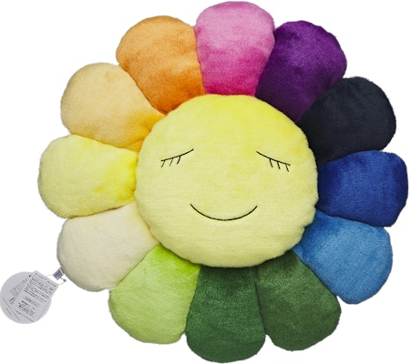 Takashi Murakami Flower Plush 60 CM Rainbow/Yellow Order Takashi Murakami Flower Plush 60 CM Rainbow/Yellow