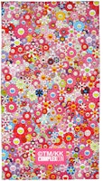 Takashi Murakami Pink Flower Towel Pink