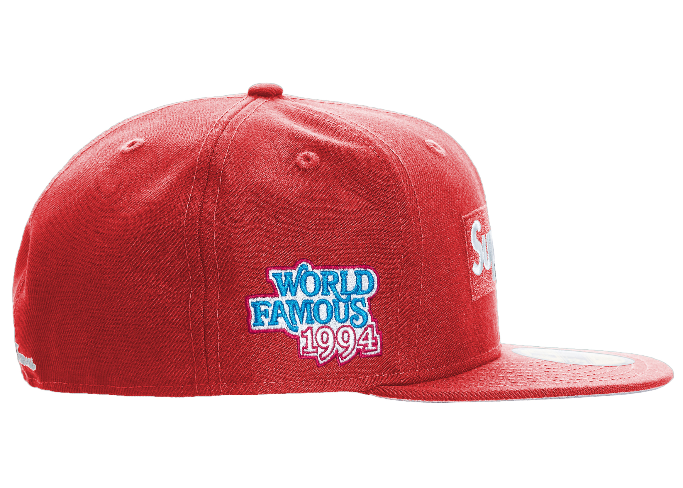 Supreme World Famous Box Logo New Era Red