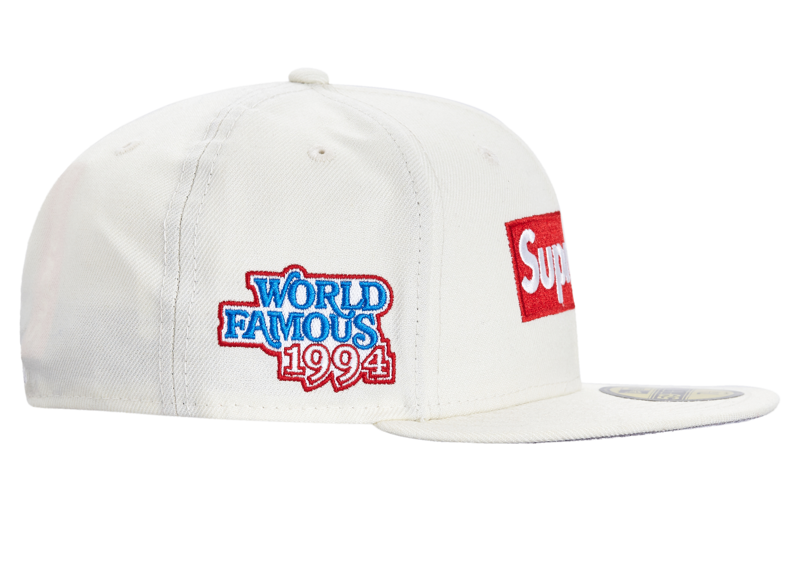 Supreme World Famous Box Logo New Era White - Novelship