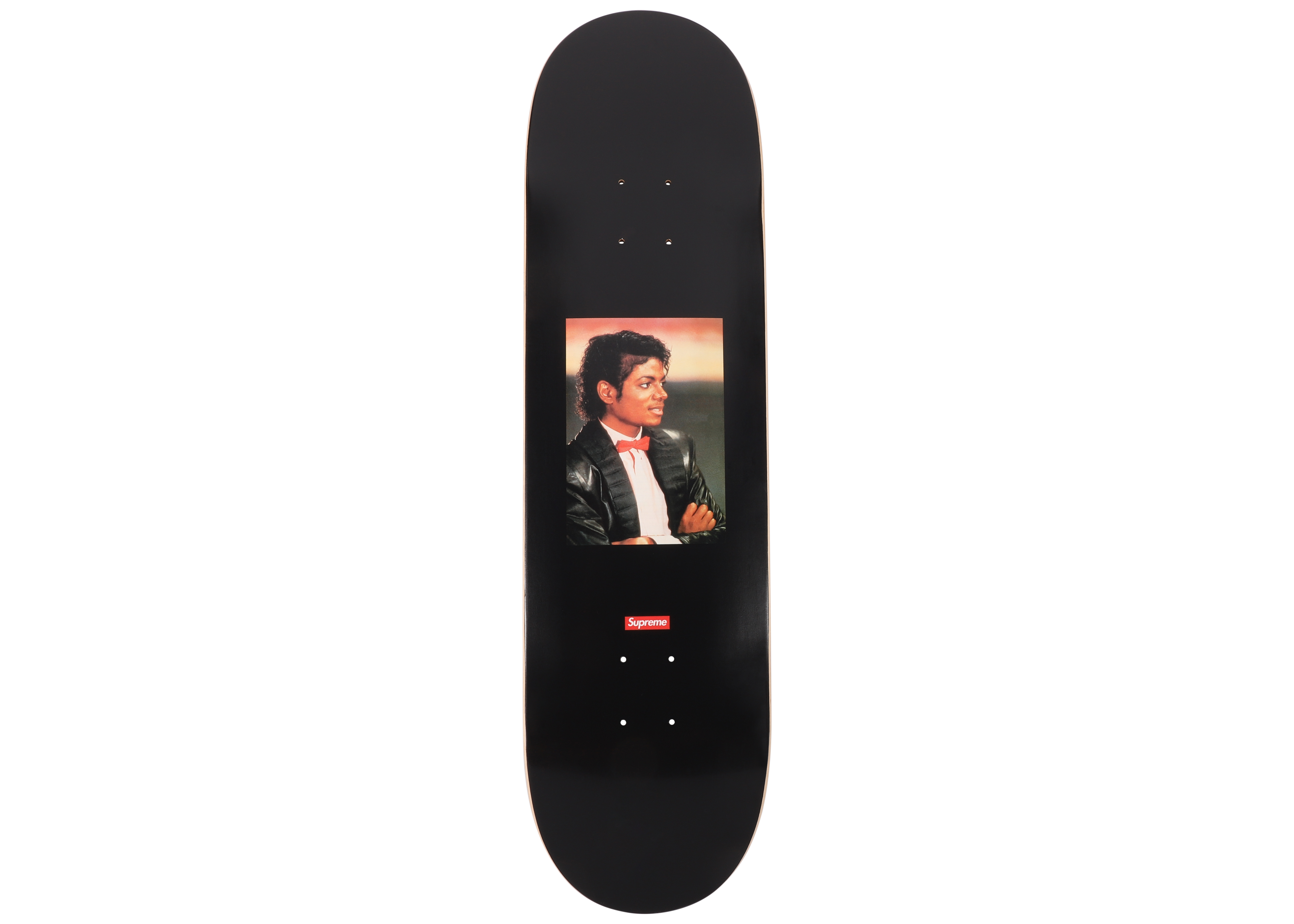 Supreme Michael Jackson Skateboard Deck Black - Novelship