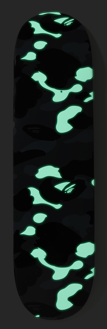 BAPE City Camo Skateboard Deck Black - Novelship