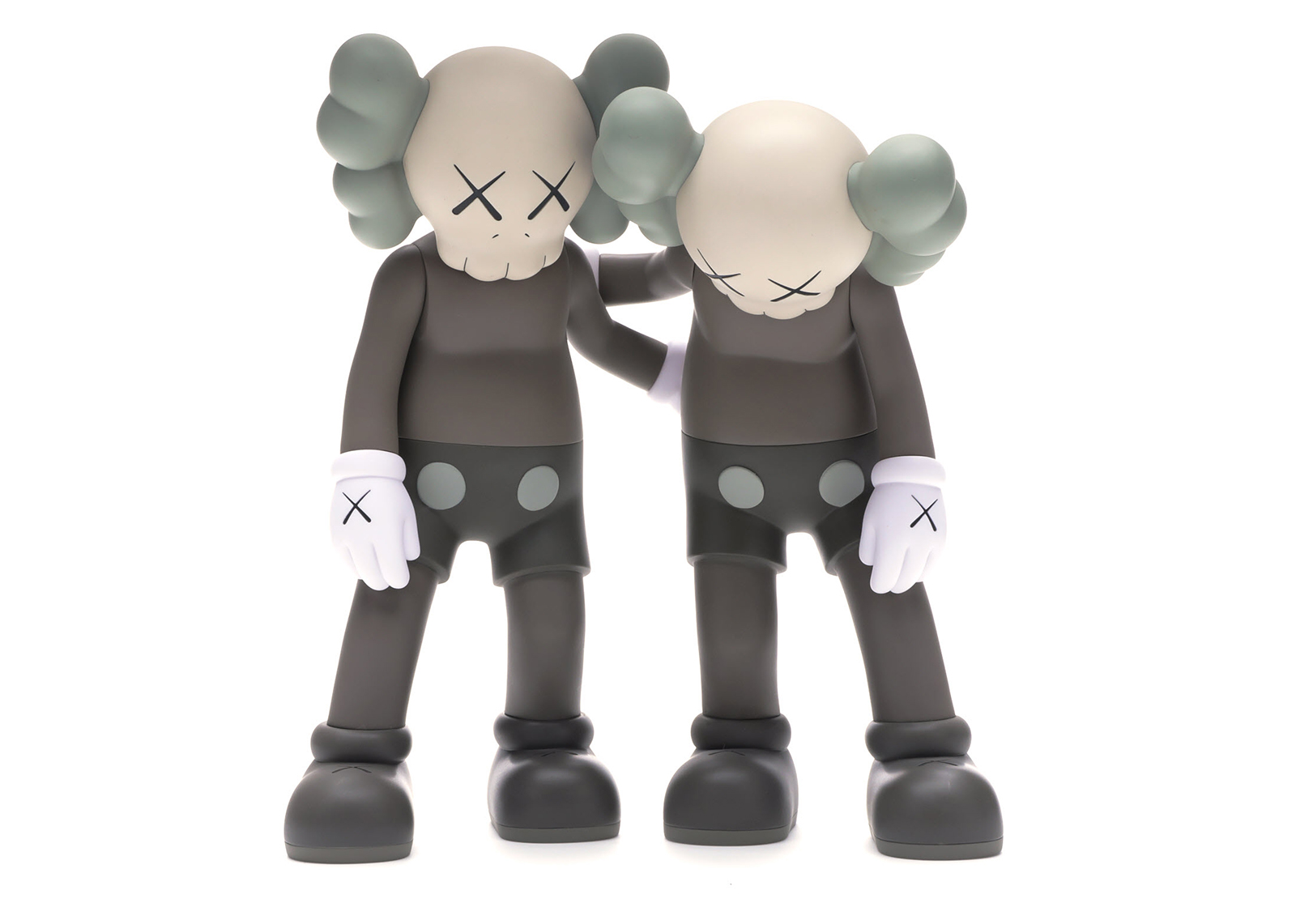 KAWS Along The Way Vinyl Figure Brown - Novelship