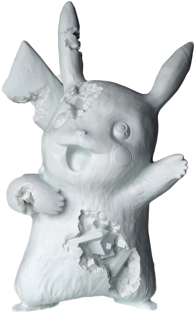 Daniel Arsham x Pokemon Crystalized Pikachu Future Relic Blue - Novelship