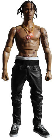 Travis Scott Action Figure Multi Novelship