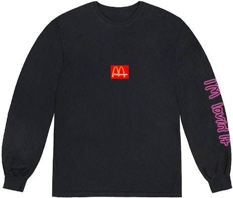 Mcdonald's x Travis Scott Action Figure Space L/S T-Shirt Black Order Mcdonald's x Travis Scott Action Figure Space L/S T-Shirt Black