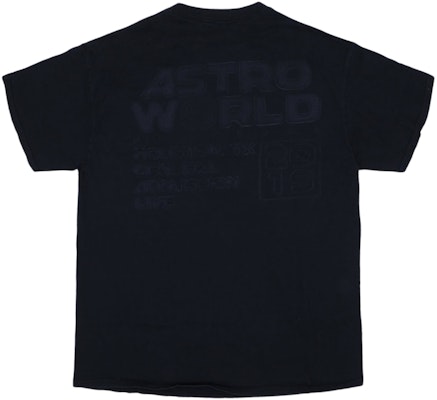 Travis Scott Astrofest 2019 Staff Embossed Tee Black Order Travis Scott Astrofest 2019 Staff Embossed Tee Black
