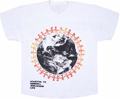 Travis Scott Around The World Tee White Travis Scott Around The World Tee White