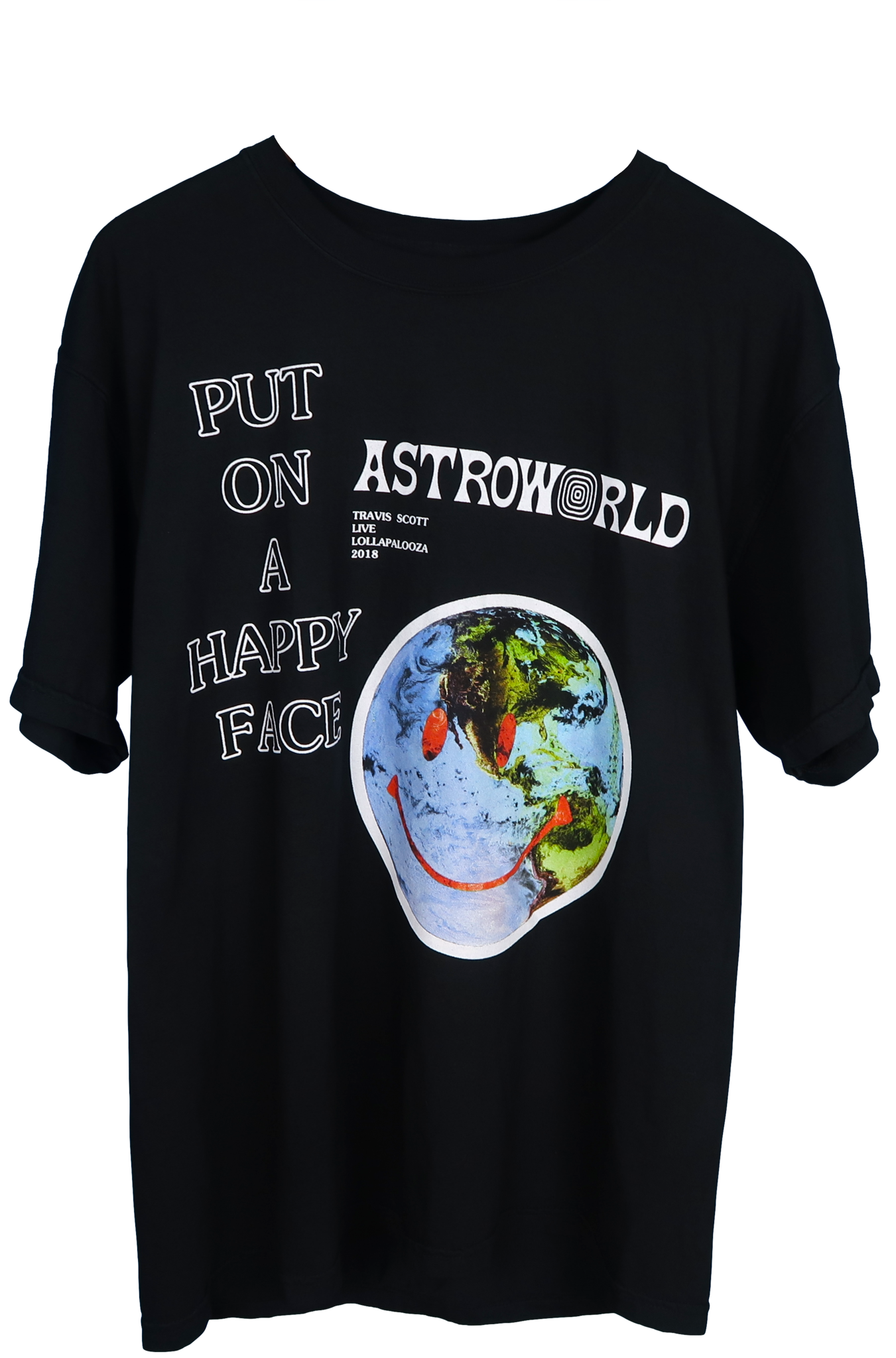 astroworld smiley t shirt