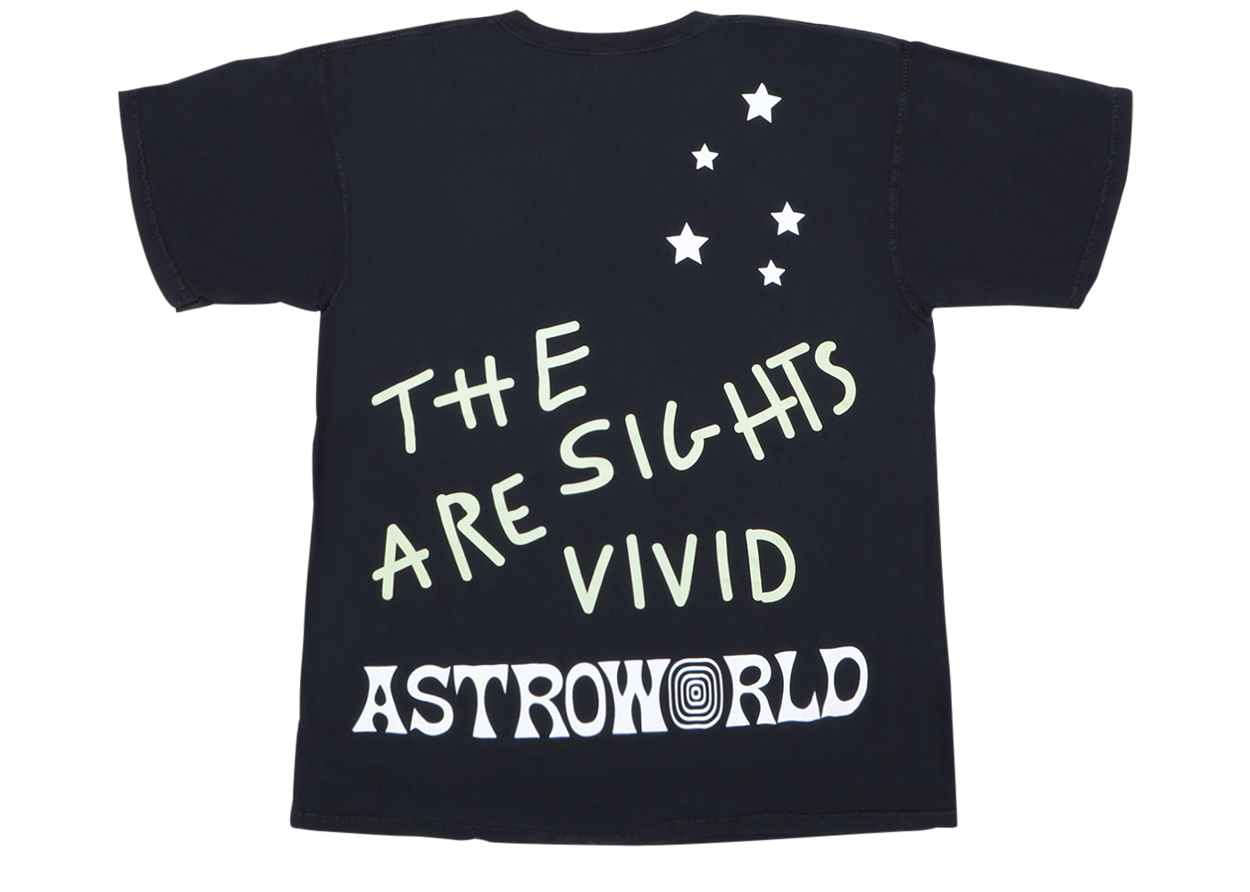 購買 Travis Scott Astroworld Lollapalooza Enjoy The Ride Tee Washed Black ...