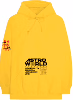 Travis Scott Official Souvenir Hoodie Gold Travis Scott Official Souvenir Hoodie Gold