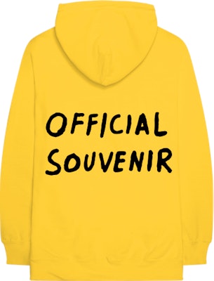 Travis Scott Official Souvenir Hoodie Gold Order Travis Scott Official Souvenir Hoodie Gold