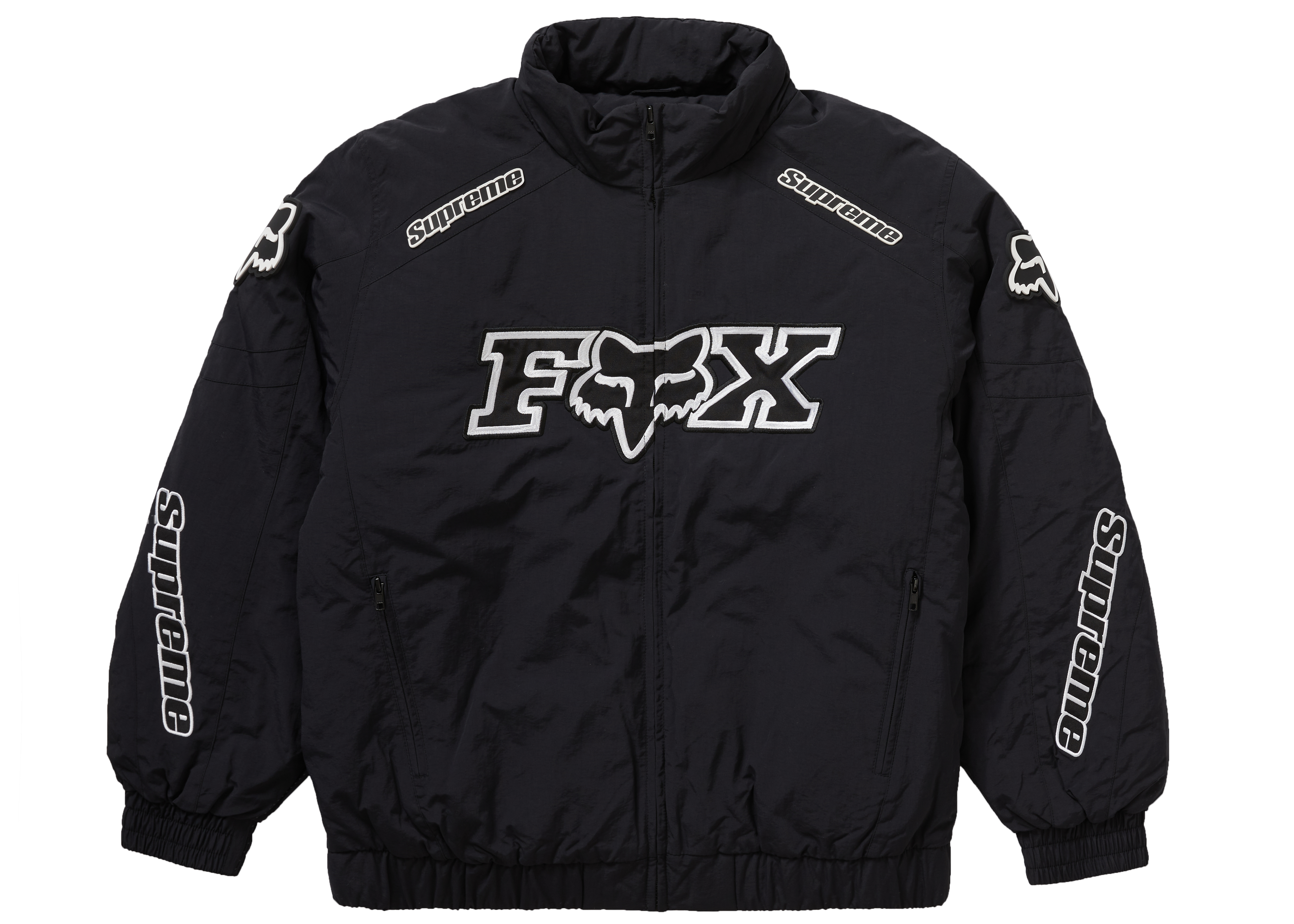 Supreme x Fox Racing Puffy Jacket Black