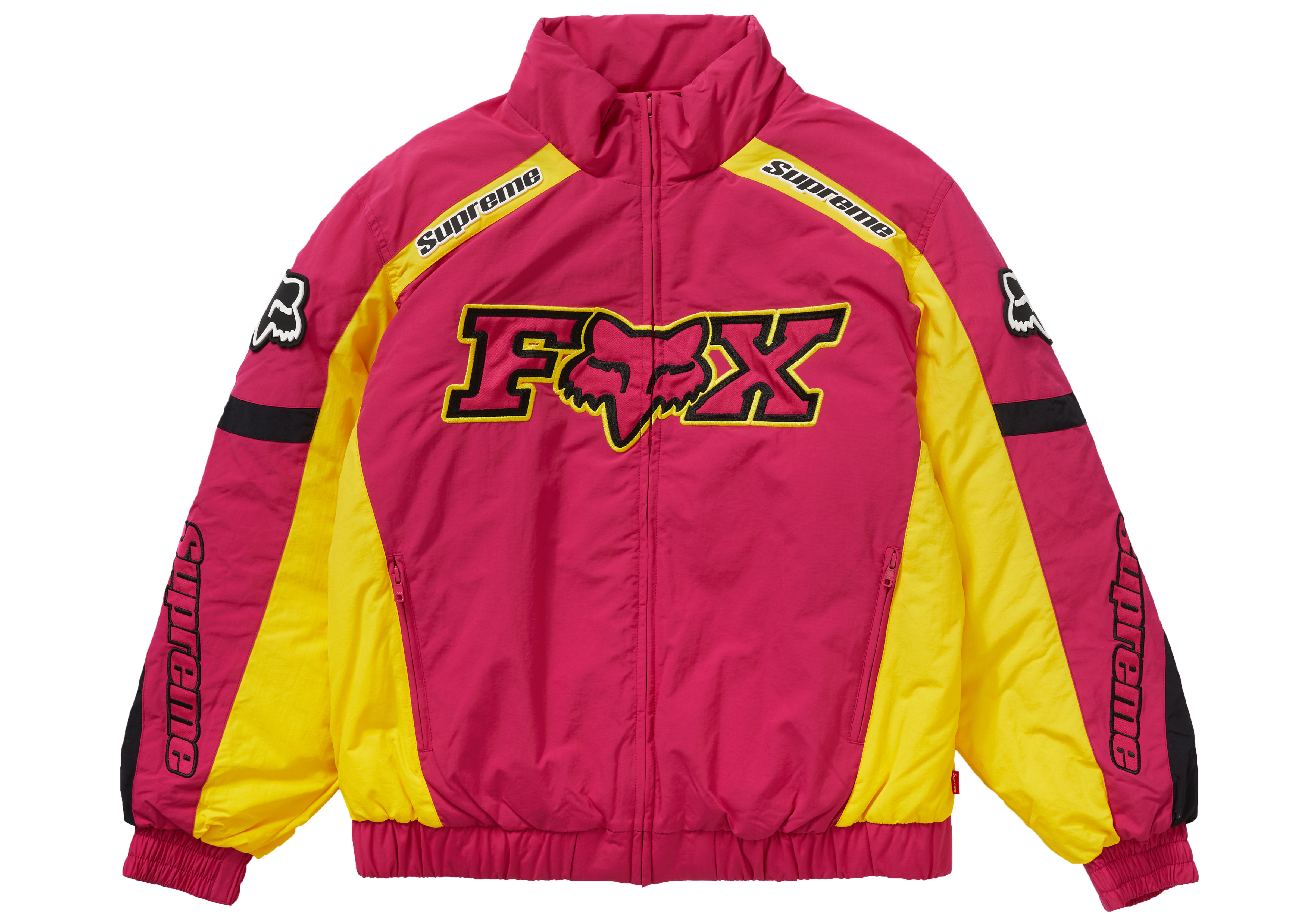 Supreme x Fox Racing Puffy Jacket Pink Novelship