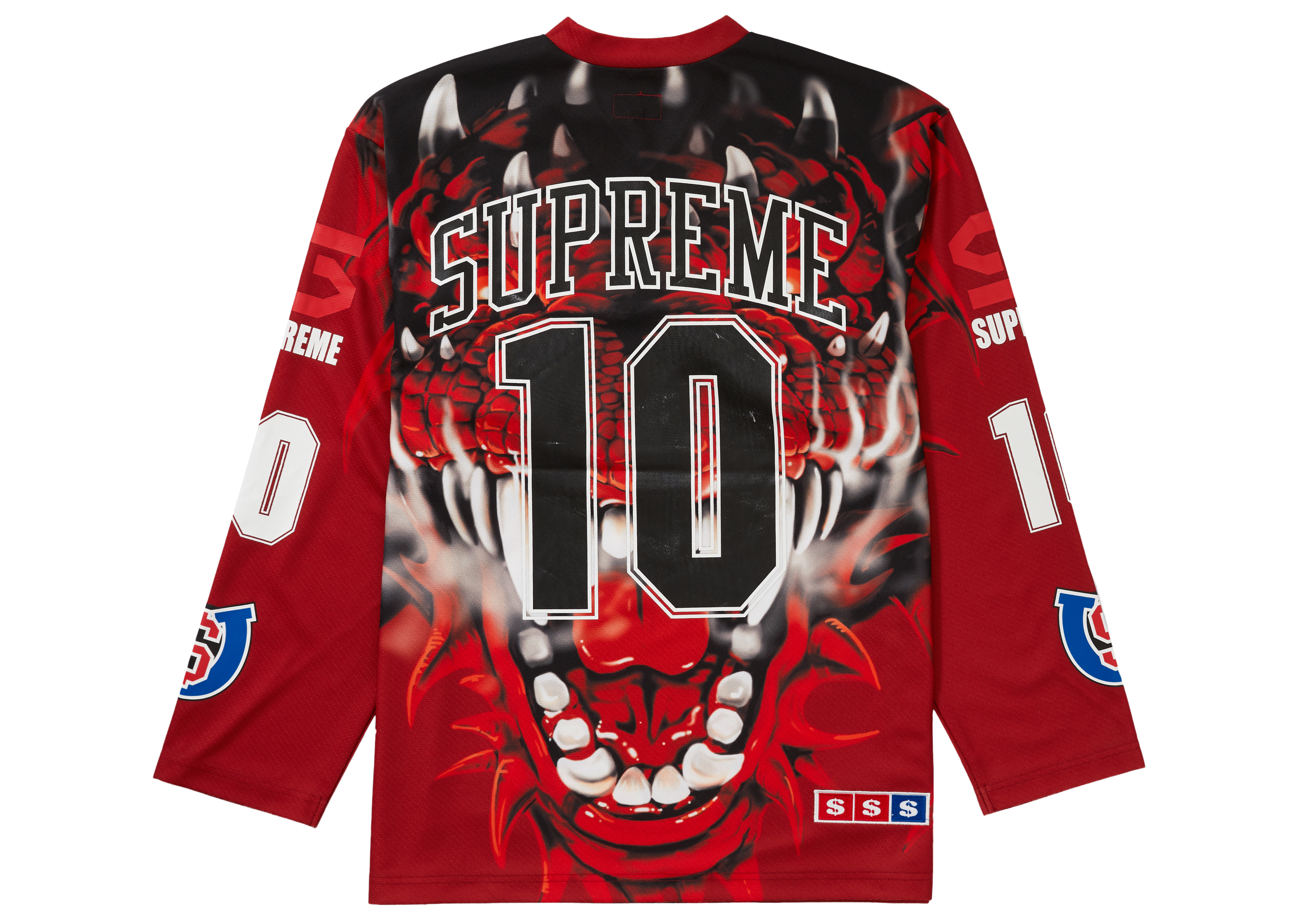 Supreme Dragon Hockey Jersey Red