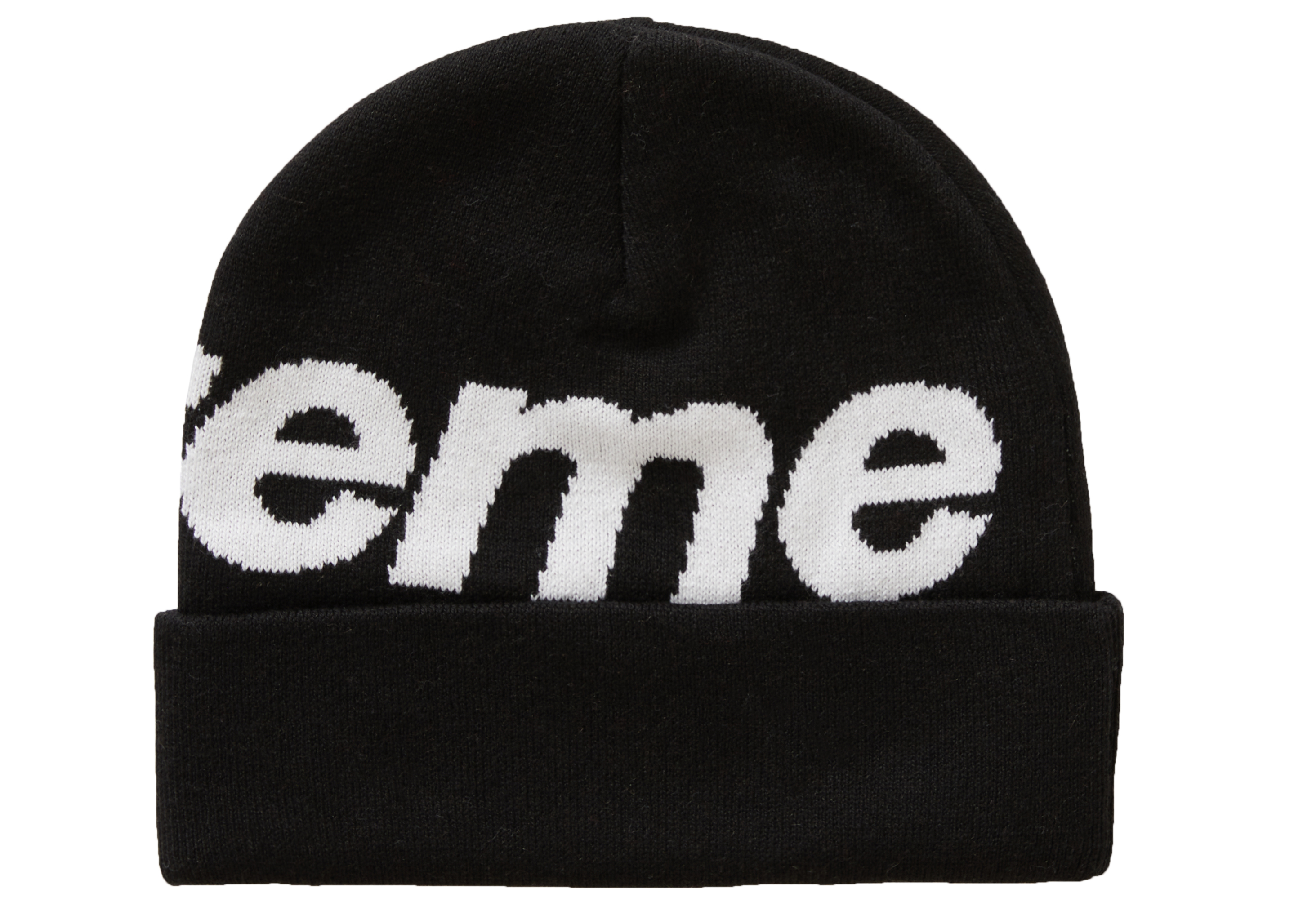 Supreme Big Logo Beanie (FW20) Black - Novelship