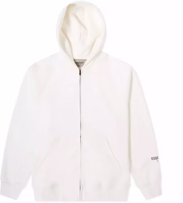 Fear of God ESSENTIALS SS20 Graphic Full Zip Hoodie White Buy Fear of God ESSENTIALS SS20 Graphic Full Zip Hoodie White