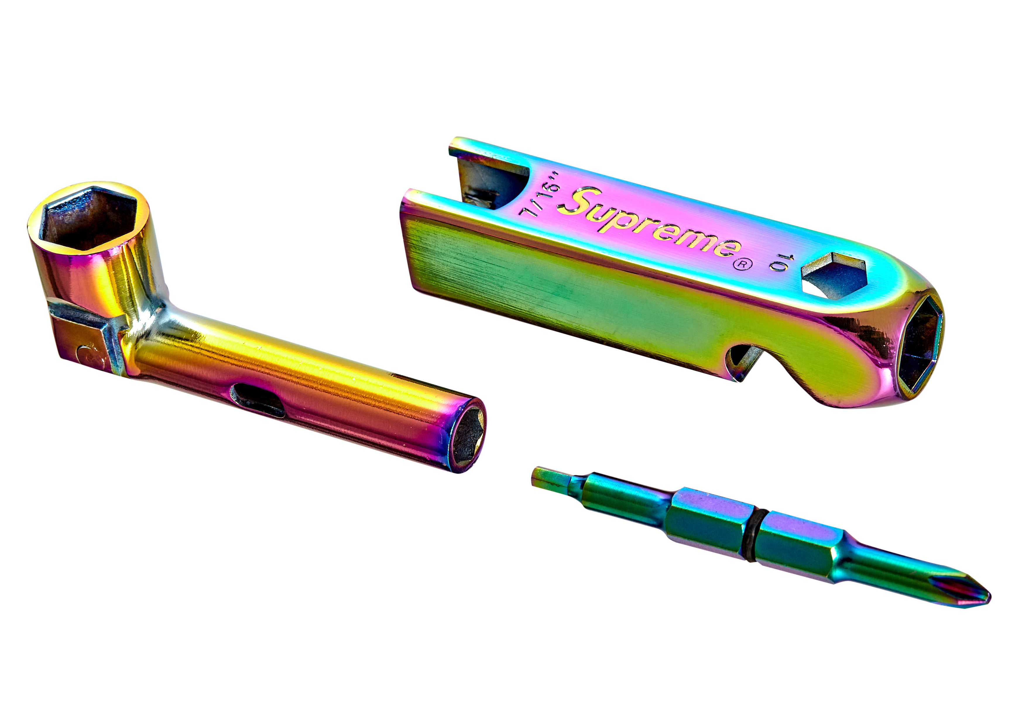 Supreme Pipe Skate Key Iridescent - Novelship