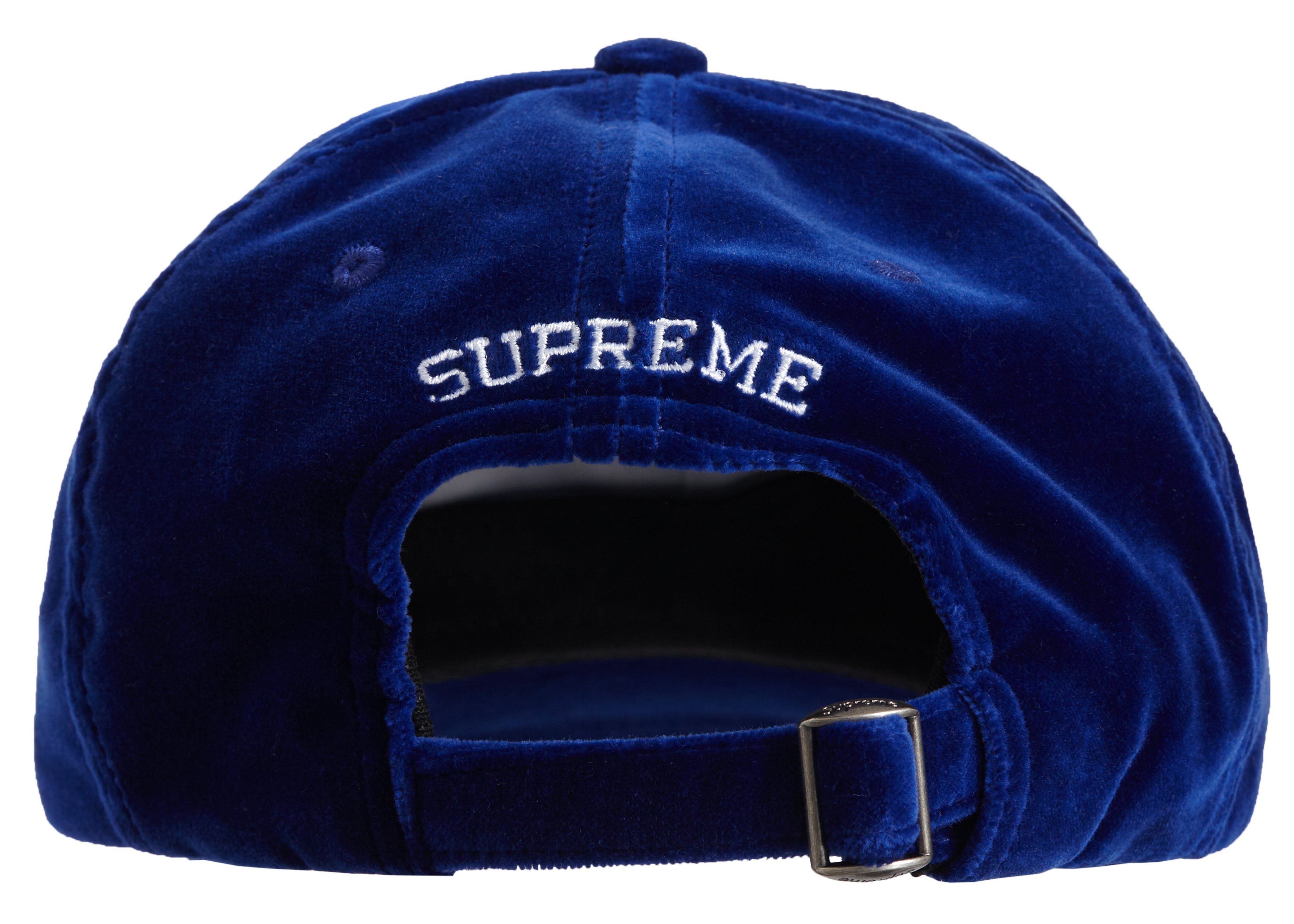 Supreme Velvet S Logo 6‑Panel Royal - Novelship