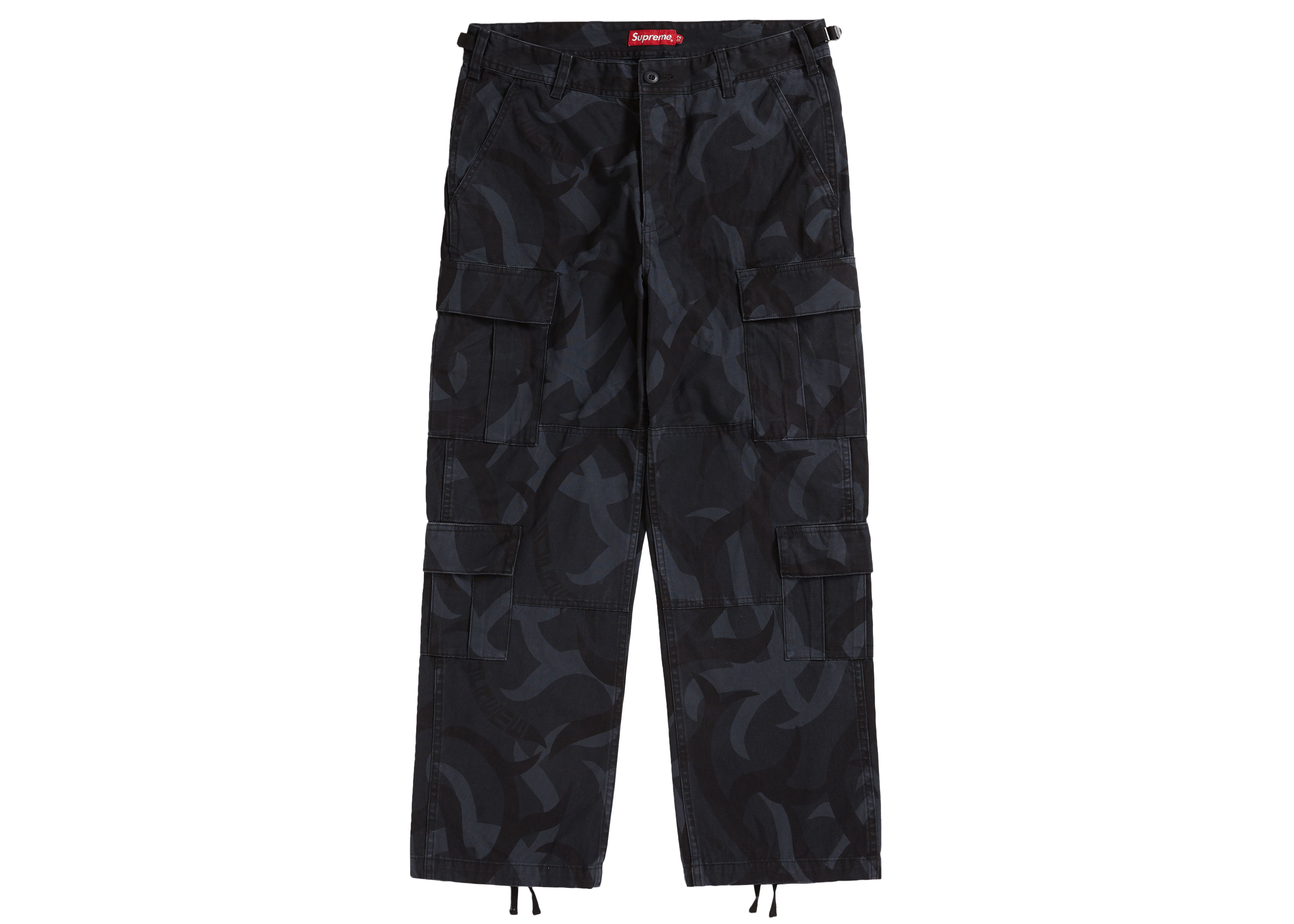 Supreme Cargo Pant Black Tribal Camo - Novelship