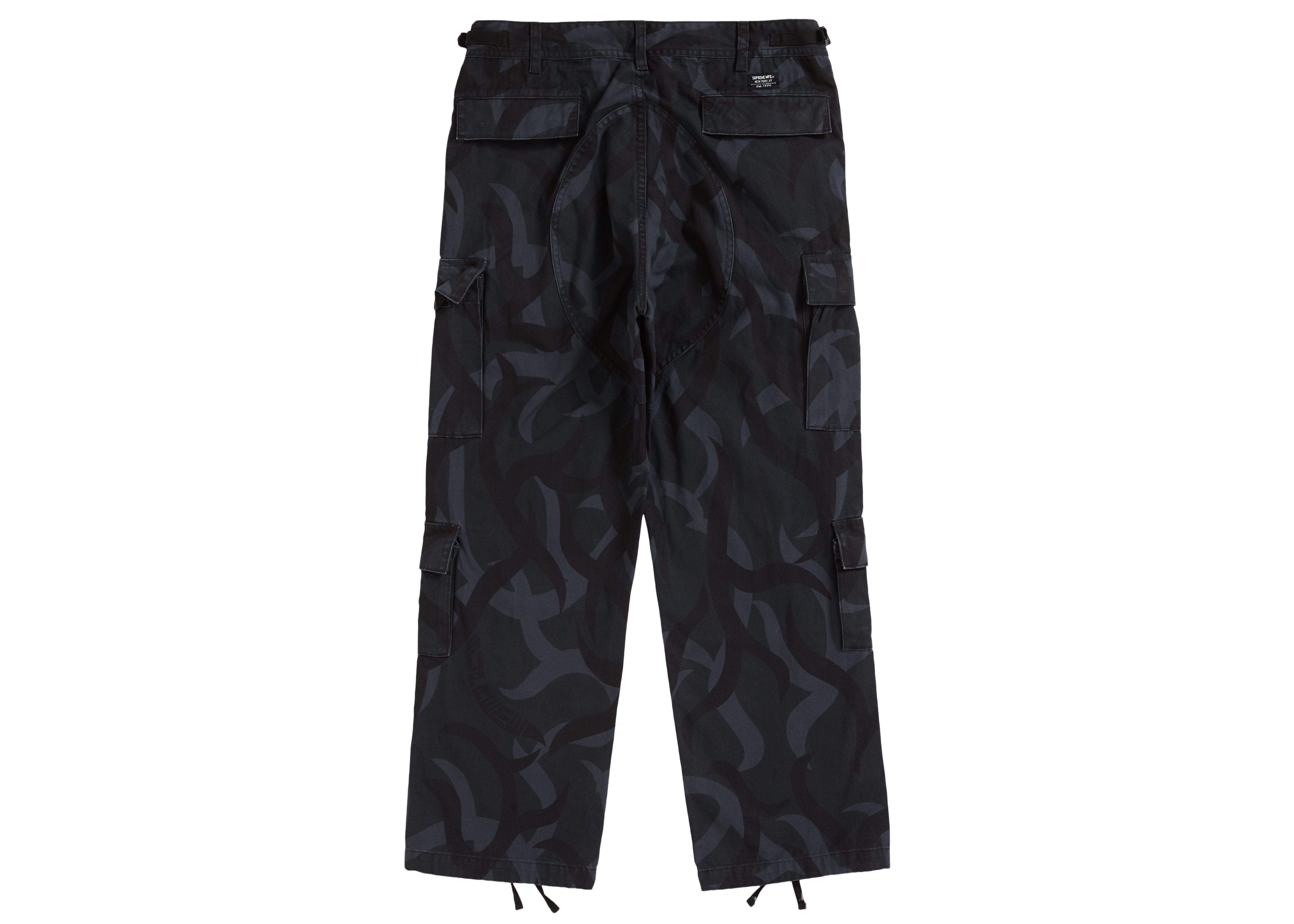 Supreme Cargo Pant Black Tribal Camo - Novelship