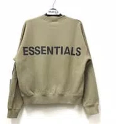 Fear of God Beige Reflective Crewneck Buy Fear of God Beige Reflective Crewneck