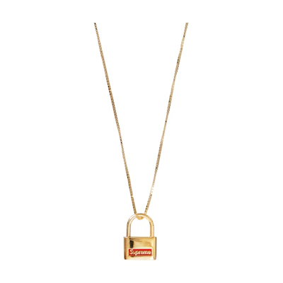 Supreme Jacob & Co. 14K Gold Lock Pendant Gold