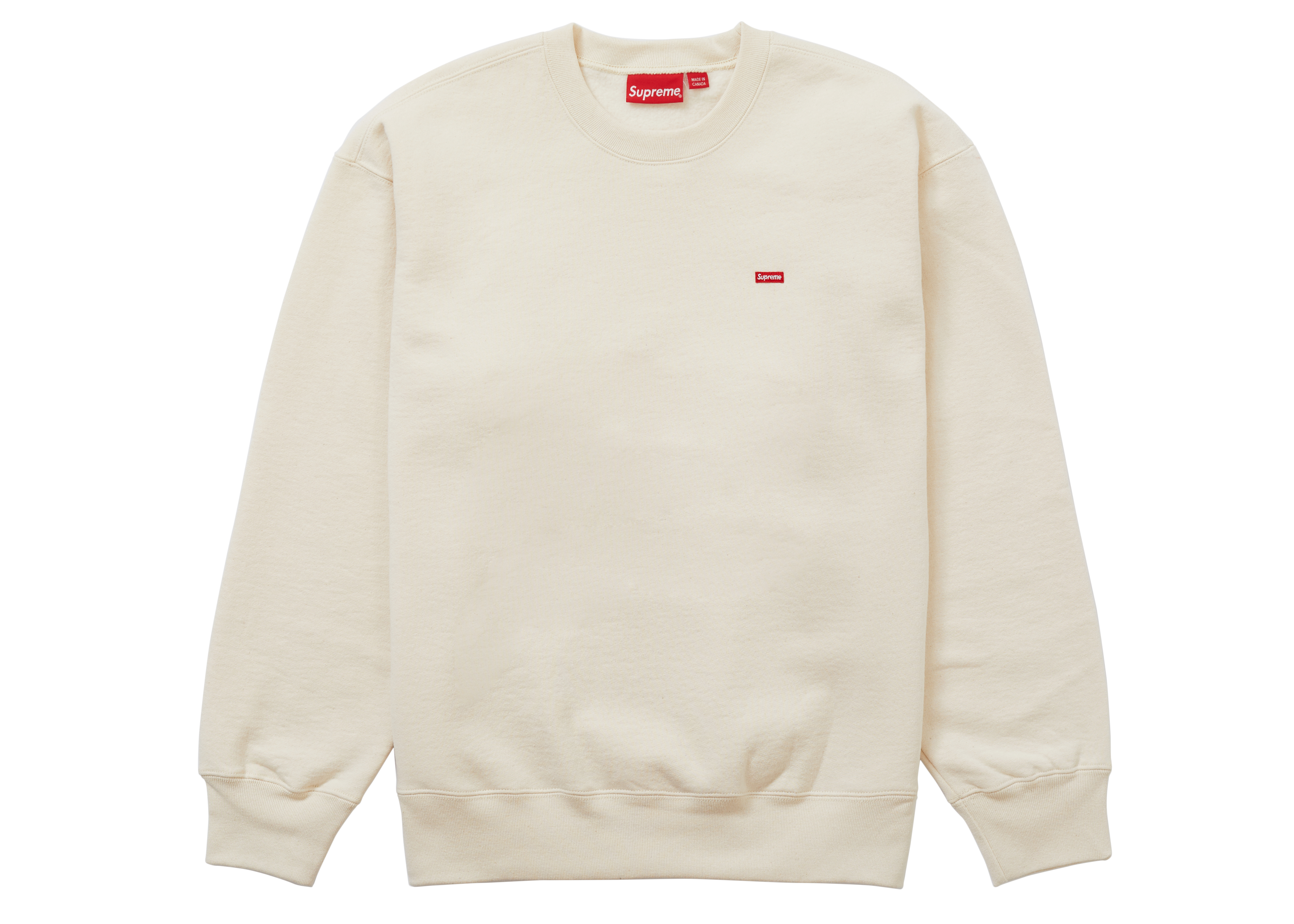 Supreme Small Box Crewneck (FW20) Natural - Novelship