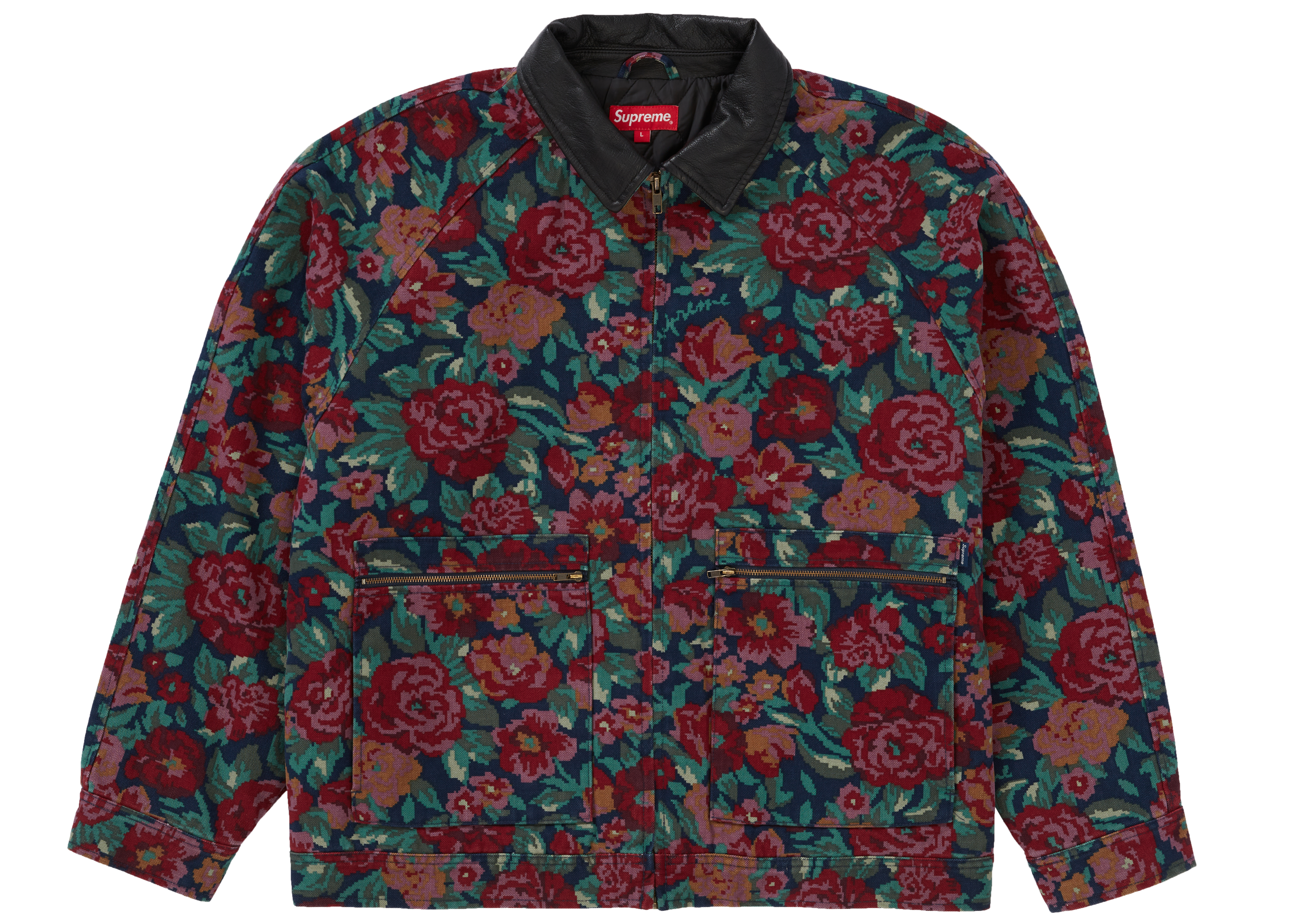 Supreme cheap flower jacket