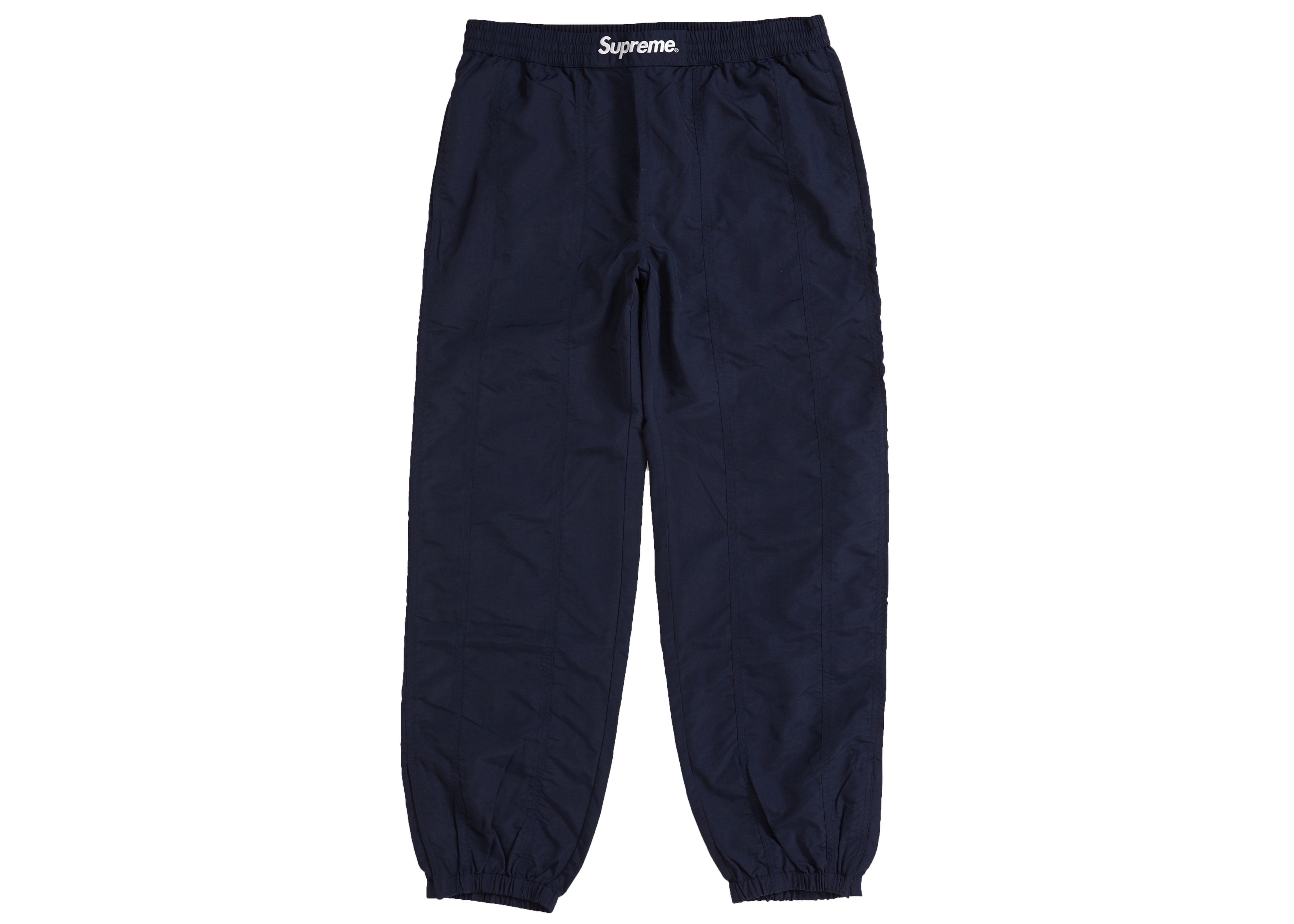 Supreme Paneled Warm Up Pant Navy - Novelship