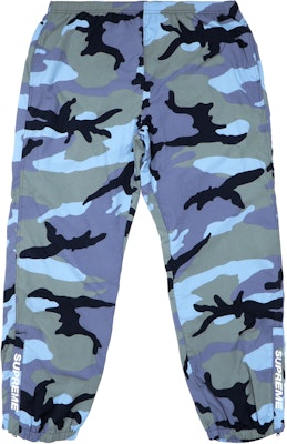 Supreme Warm Up Pant (SS18) Blue Camo Buy Supreme Warm Up Pant (SS18) Blue Camo