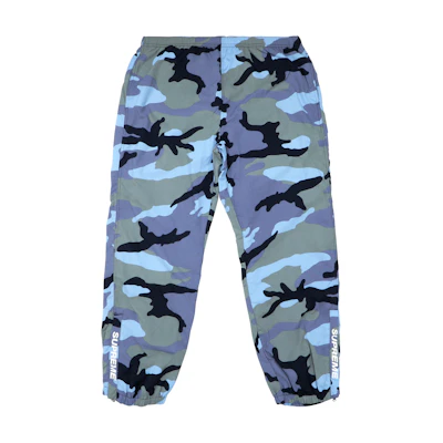 Supreme Warm Up Pant (SS18) Blue Camo