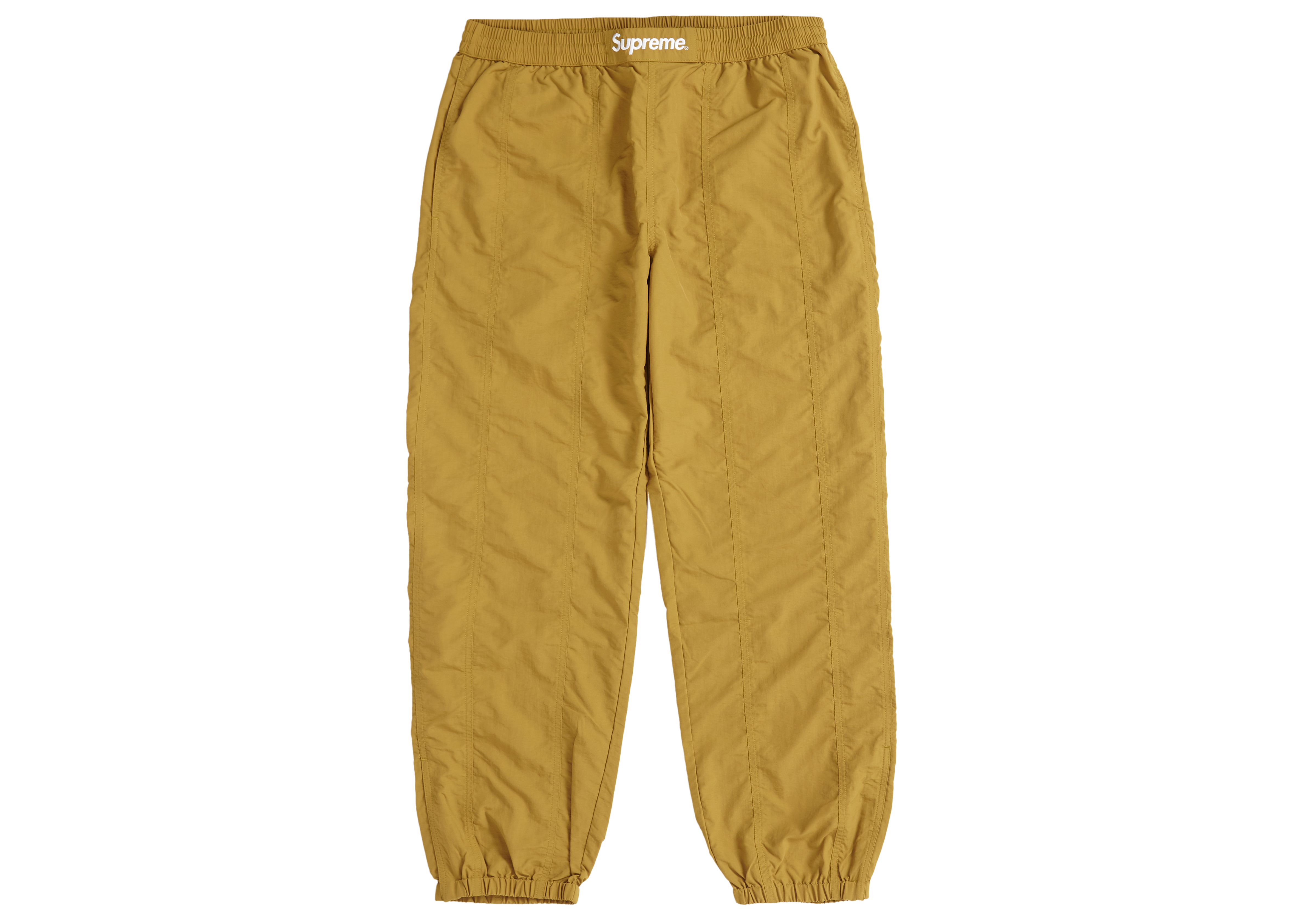 Supreme Paneled Warm Up Pant Gold - Novelship