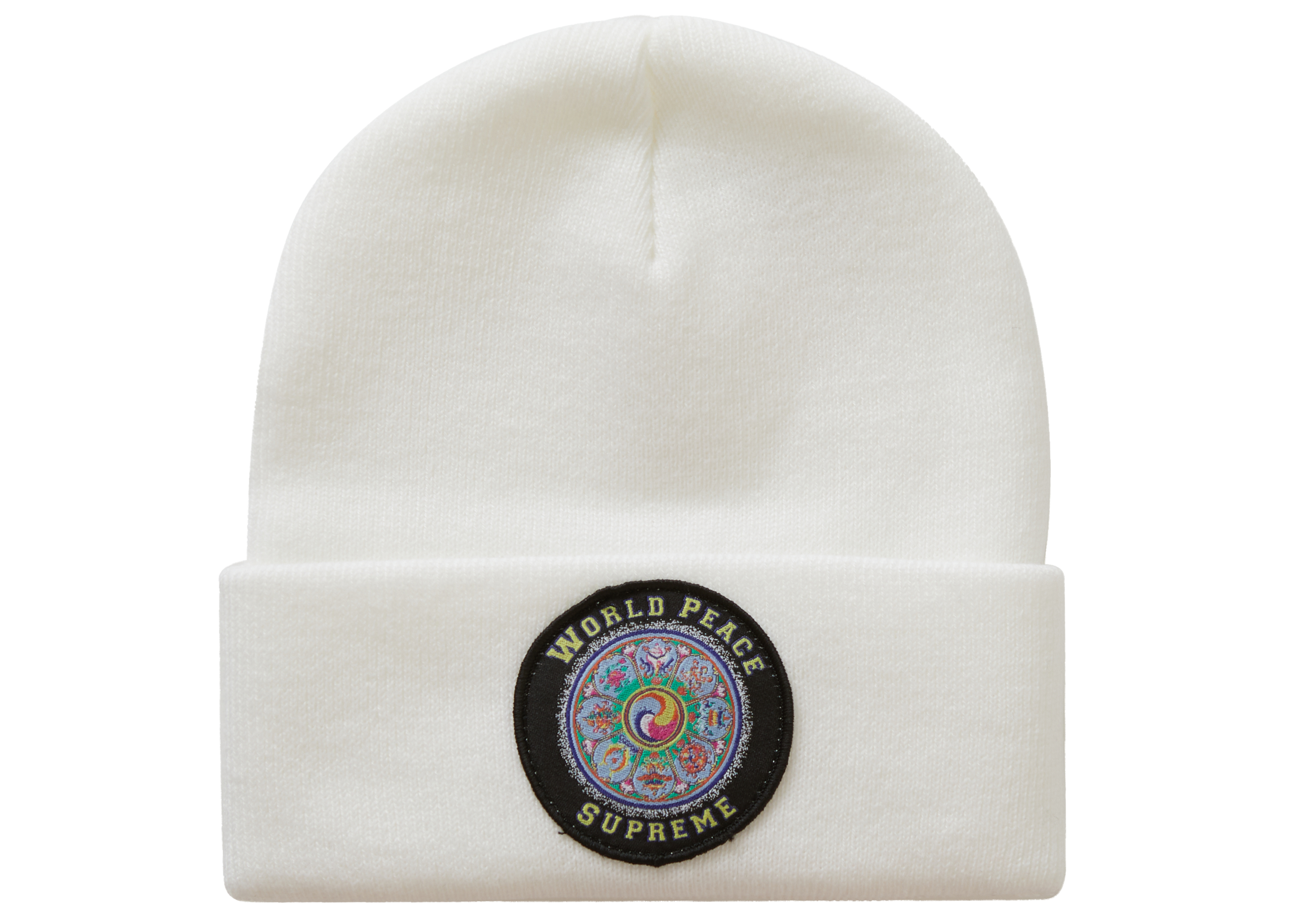 Supreme World Peace Beanie White - Novelship