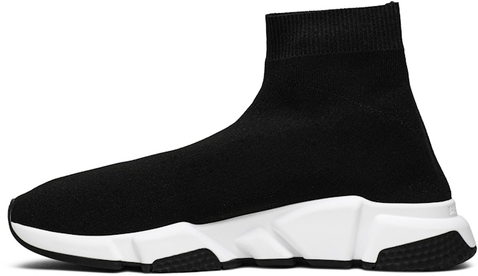 (Women) Balenciaga Speed Trainer 'Black White' 605942W05GE1015 Lookbook (Women) Balenciaga Speed Trainer 'Black White' 605942W05GE1015