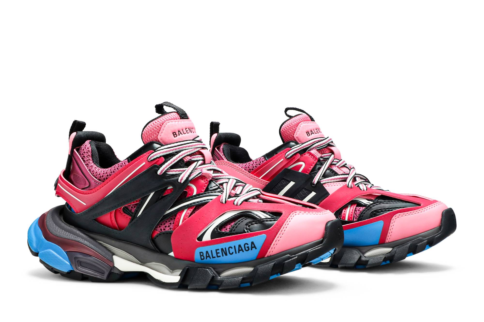 (W) Balenciaga Track Trainer 'Pink Blue' 圖 8