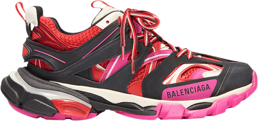 Balenciaga track 2024 trainer black red