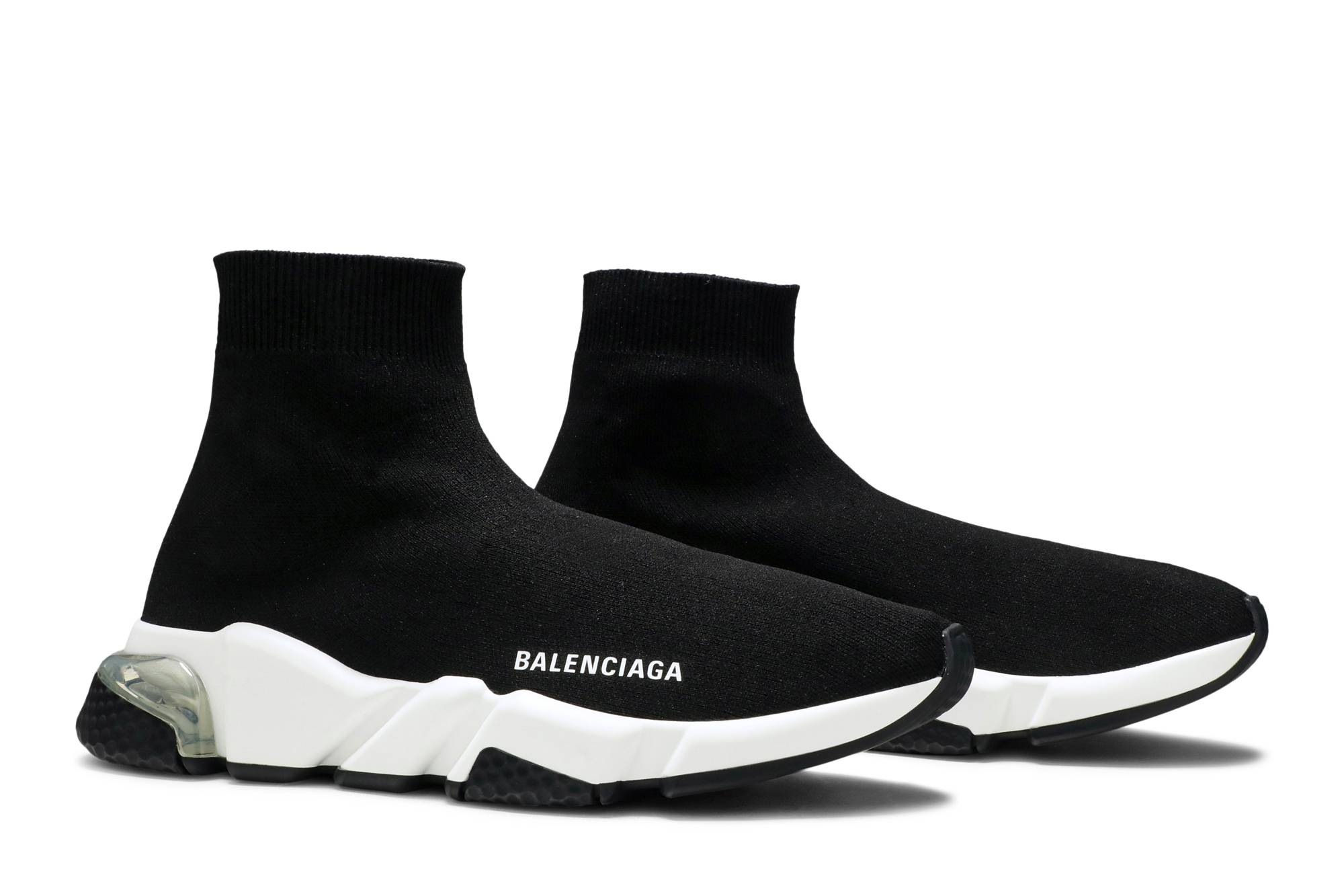 Cheap (Women) Balenciaga Speed Trainer 'Clearsole - Black Clear'  607543 W05GG 1010