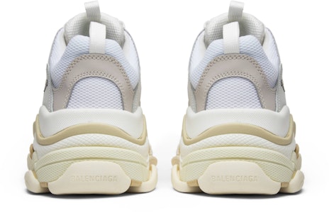 (W) Balenciaga Triple S Trainer 'Putih' 524036 W09E1 9000 Details for (W) Balenciaga Triple S Trainer 'Putih' 524036 W09E1 9000