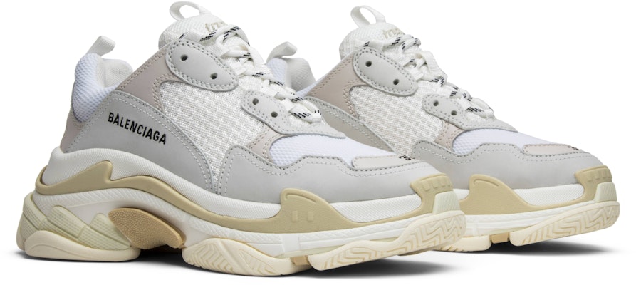 (Women) Balenciaga Triple S Trainer 'White' 524036 W09E1 9000 Cheap (Women) Balenciaga Triple S Trainer 'White' 524036 W09E1 9000