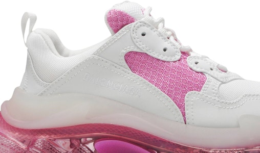 (W) Balenciaga Triple S Suela Transparente 'Blanco Rosa' 544351 W09ON 9025 Order (W) Balenciaga Triple S Suela Transparente 'Blanco Rosa' 544351 W09ON 9025