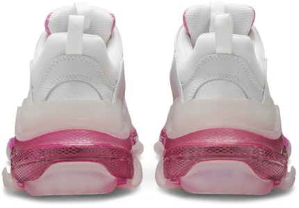 (W) Balenciaga Triple S Suela Transparente 'Blanco Rosa' 544351 W09ON 9025 Details for (W) Balenciaga Triple S Suela Transparente 'Blanco Rosa' 544351 W09ON 9025