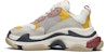 (W) Balenciaga Triple S Trainer 'Putih Kuning' 2018 517335 W09O 59035