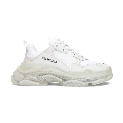 (W) Balenciaga Triple S 'White Clear Sole'