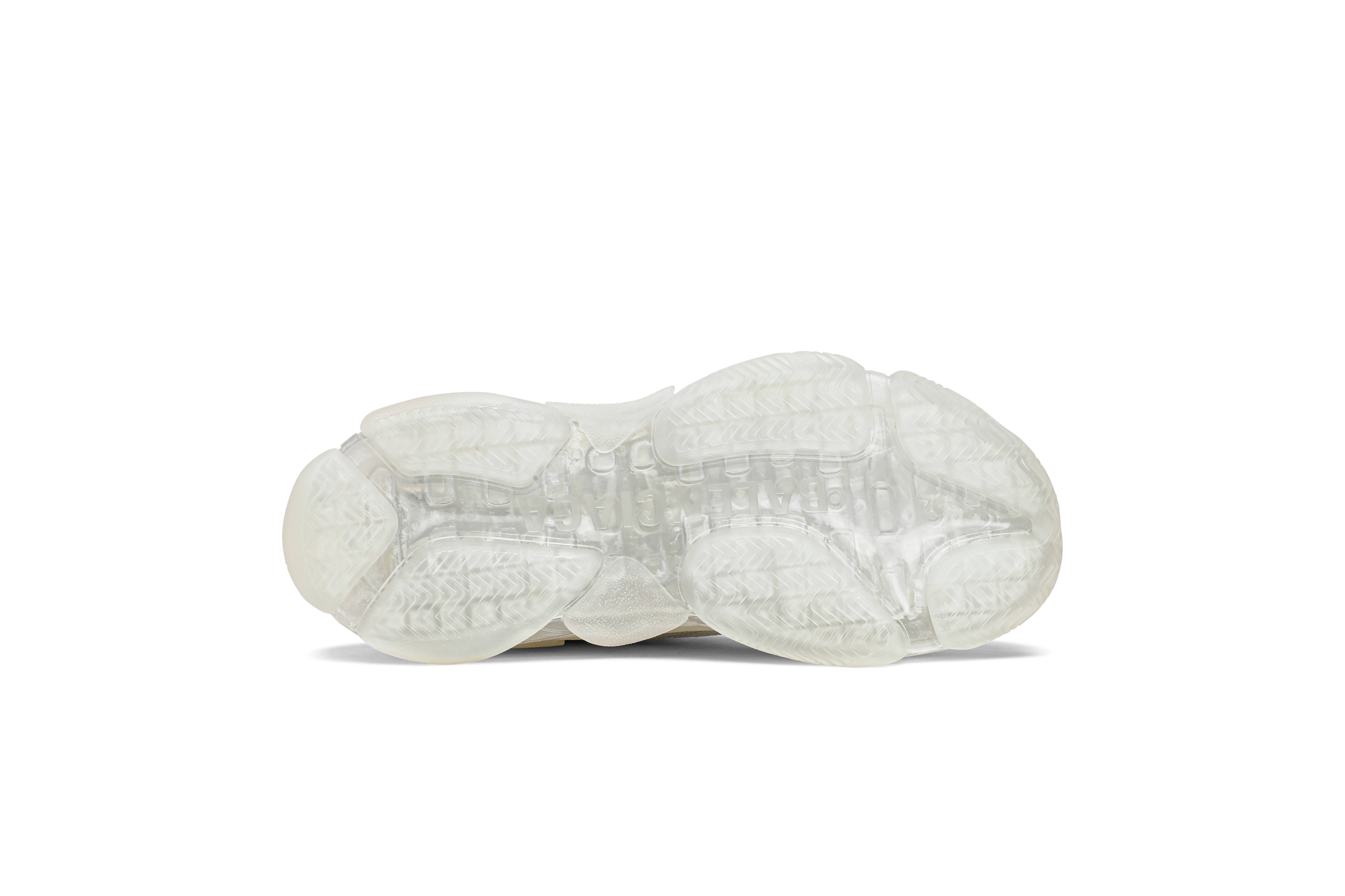 Shop (W) Balenciaga Triple S 'Blanco Suela Transparente' 544351 W09E1 9000