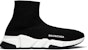 Balenciaga Speed Trainer 'Hitam Putih' 2018 530349 W05G9 1000/530349 W05G0 1000