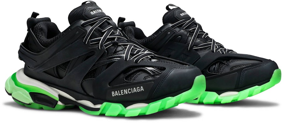 Balenciaga Track Trainer 'Black Glow' Hitam Glow Kasut Sukan 570391 W1GB1 1003 Cheap Balenciaga Track Trainer 'Black Glow' Hitam Glow Kasut Sukan 570391 W1GB1 1003