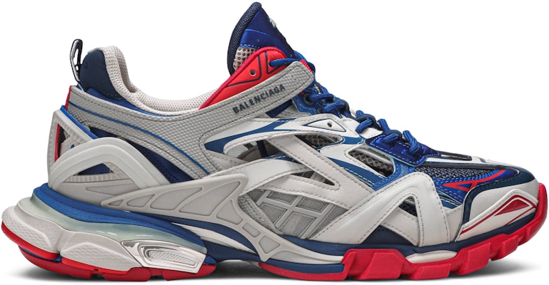 Red white 2025 and blue balenciaga