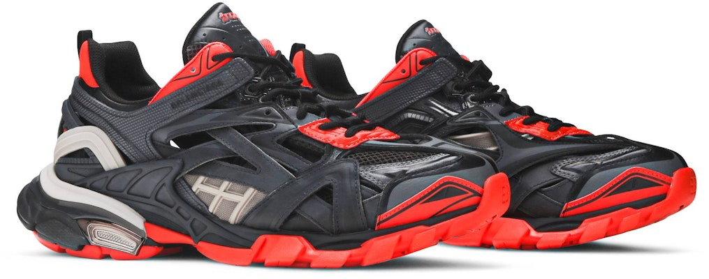Balenciaga Track.2 Trainer Black Red Grey 568614 W2GN3 1350